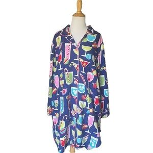 Nick & Nora Holiday Cheer Flannel Night Shirt